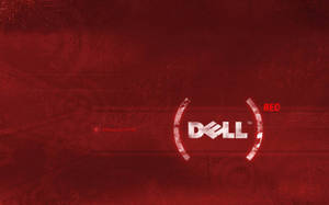 Garnet Red Dell Wordmark Wallpaper
