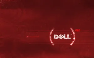 Garnet Red Dell Wordmark Wallpaper