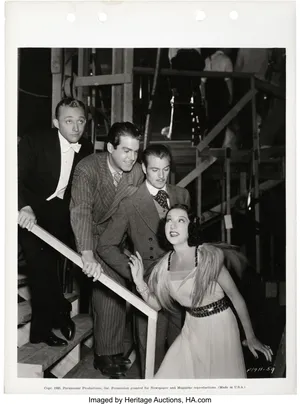 Gary Cooper, Bing Crosby, Fred Macmurray, And Ethel Merman Wallpaper