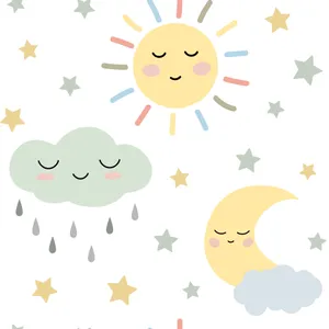 Gaze Up In Wonder At This Delicate And Cute Crescent Moon Wallpaper