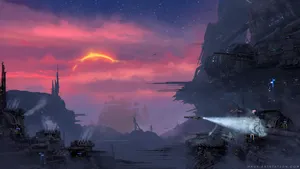 Gazing Into The Future Wallpaper