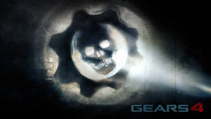 Gears Of War 4 Emblem On Spotlight Wallpaper