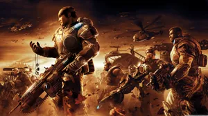 Download Gears Of War 3 Game Battle Wallpaper