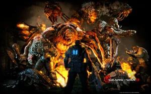 Download Gears Of War 3 Game Battle Wallpaper