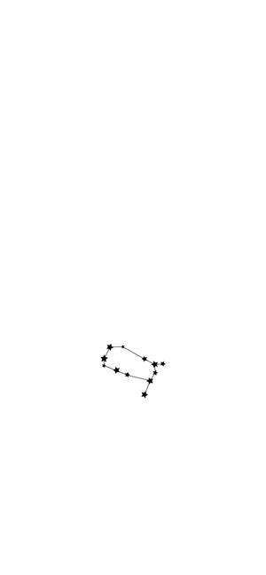 Gemini Black Constellation Wallpaper