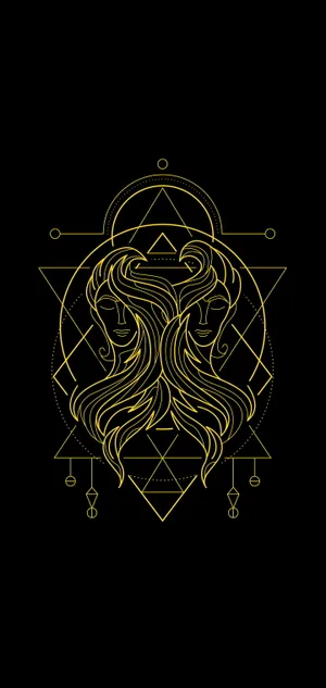 Gemini Female Twins Wallpaper
