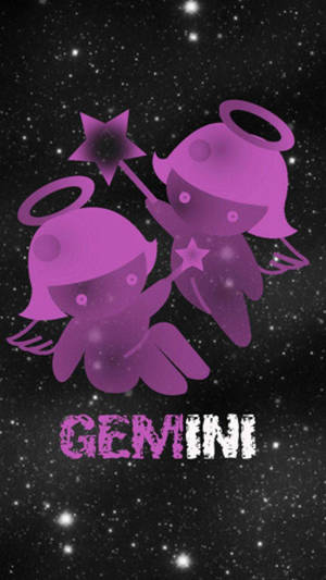 Gemini Two Twin Angels Wallpaper