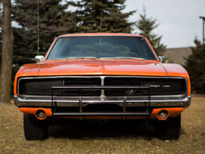 General Lee Car Back View Wallpaper