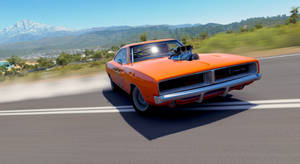 General Lee Drifting On The Road Wallpaper