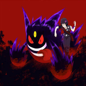 Gengar And Pokémon Master Wallpaper