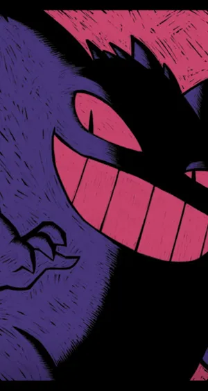 Gengar Close-up Wallpaper
