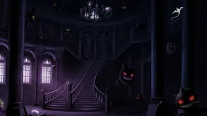 Gengar Haunted Mansion Wallpaper