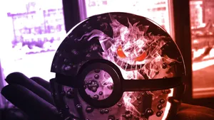 Gengar In A Poke Ball Wallpaper