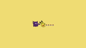 Gengar Pikachu Pacman Wallpaper