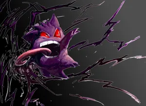 Gengar Tongue Out Wallpaper