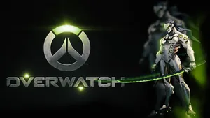 Genji Overwatch Full Hd Logo Cover Wallpaper