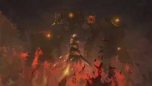 Genshin Impact Ruin Guard Battle Wallpaper