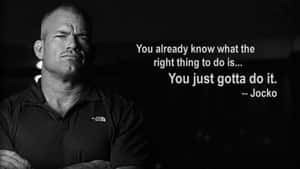 Gentle Reminder From Jocko Willink Wallpaper