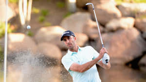 Geoff Ogilvy Water Shot Wallpaper