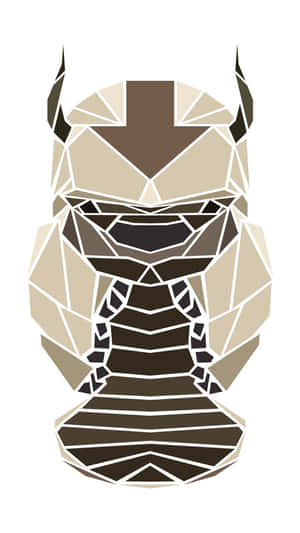 Geometric Art Of Appa From Avatar Wallpaper