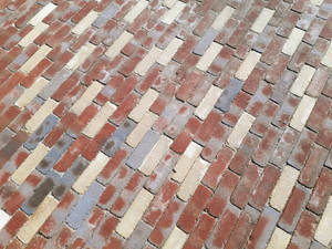 Geometric Bricks Wallpaper