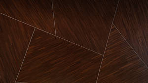 Geometric Brown Tiles Wallpaper