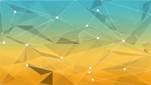 Geometric Desktop With Colorful Patterns Wallpaper