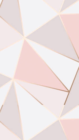 Geometric Graphic Rose Gold Iphone Wallpaper