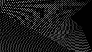 Geometric Lines On Blank Black Wallpaper