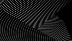 Geometric Lines On Blank Black Wallpaper