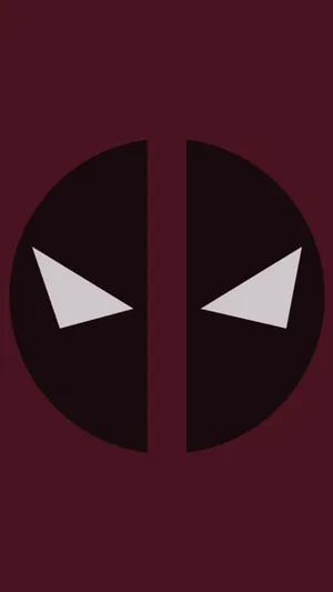 Geometric Minimalist Deadpool Logo Wallpaper