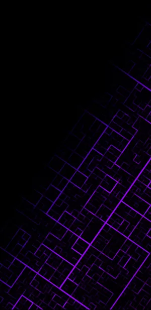 Geometric Neon Purple Wallpaper