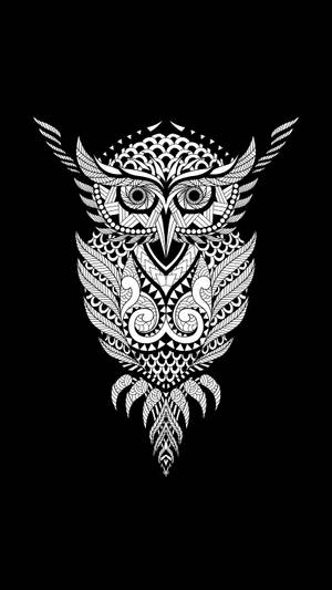 Geometric Owl Hd Tattoo Wallpaper