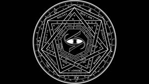 Geometric Pentagram Seal Wallpaper