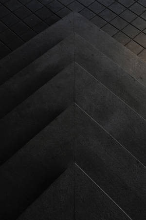 Geometric Triangle Cement Dark Mode Wallpaper