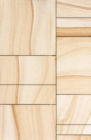 Geometric Wooden Blocks Wallpaper