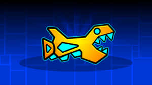 Geometry Dash Dinosaur Chracter Wallpaper