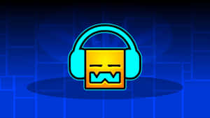 Geometry Dash Logo Wallpaper