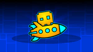 Geometry Dash Spaceship Wallpaper