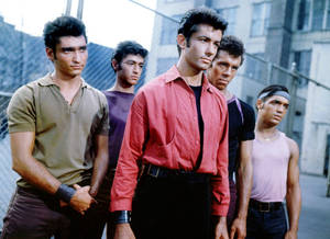 George Chakiris As Bernardo, The Gang Leader In West Side Story Wallpaper