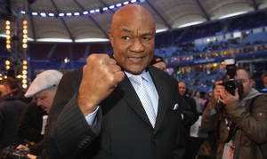 George Foreman Fist Flex Wallpaper