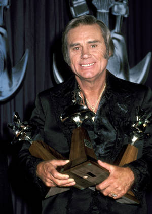 George Jones Winning Awards Concert Photography Wallpaper