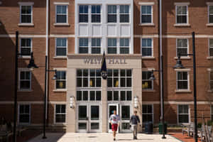 George Washington University West Hall Building Wallpaper