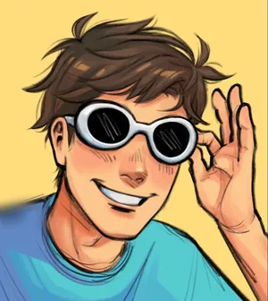 Georgenotfound Wearing Sunglasses And Smiling Wallpaper