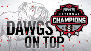 Georgia Bulldogs On Top Wallpaper