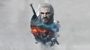 Geralt Layout Poster The Witcher 3 Wallpaper