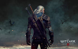 Geralt Of The Witcher Wild Hunt Poster Wallpaper