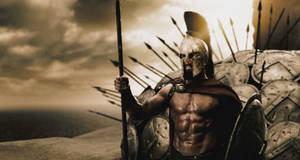 Gerard Butler King Leonidas I 300 Movie Wallpaper