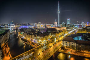 Germany Berlin Skyline Wallpaper