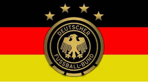 Germany National Football Team Lined Up In Action Wallpaper